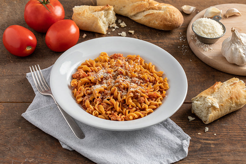 ZENB Rotini with Quick Turkey Bolognese Recipe