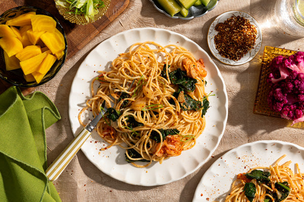 Recipe - Kimchi & Kale ZENB Spaghetti with Togarashi